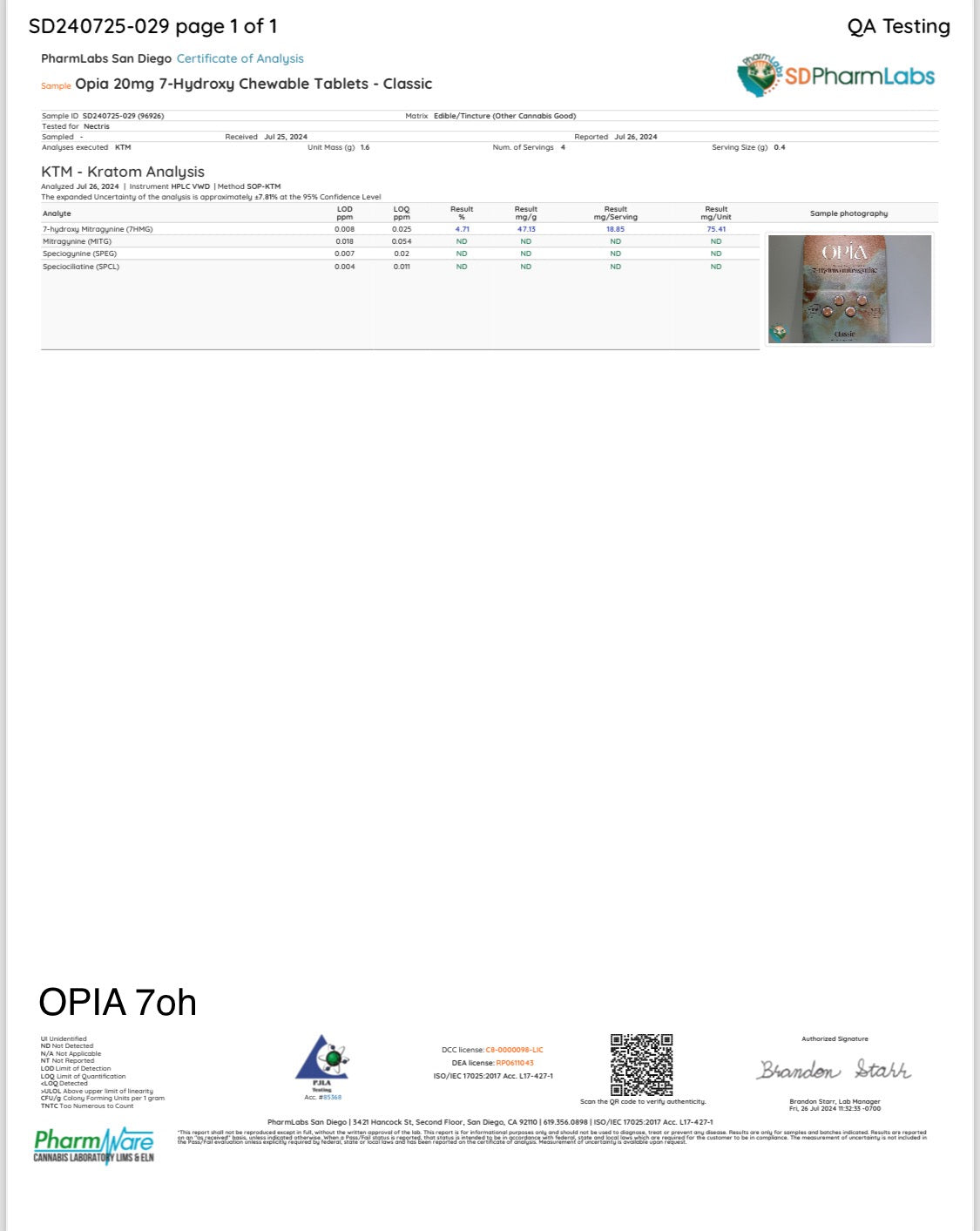 Opia 7oh Chewables