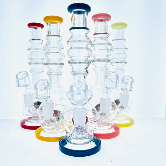 9" Rig w/ Colored Perc and Accents