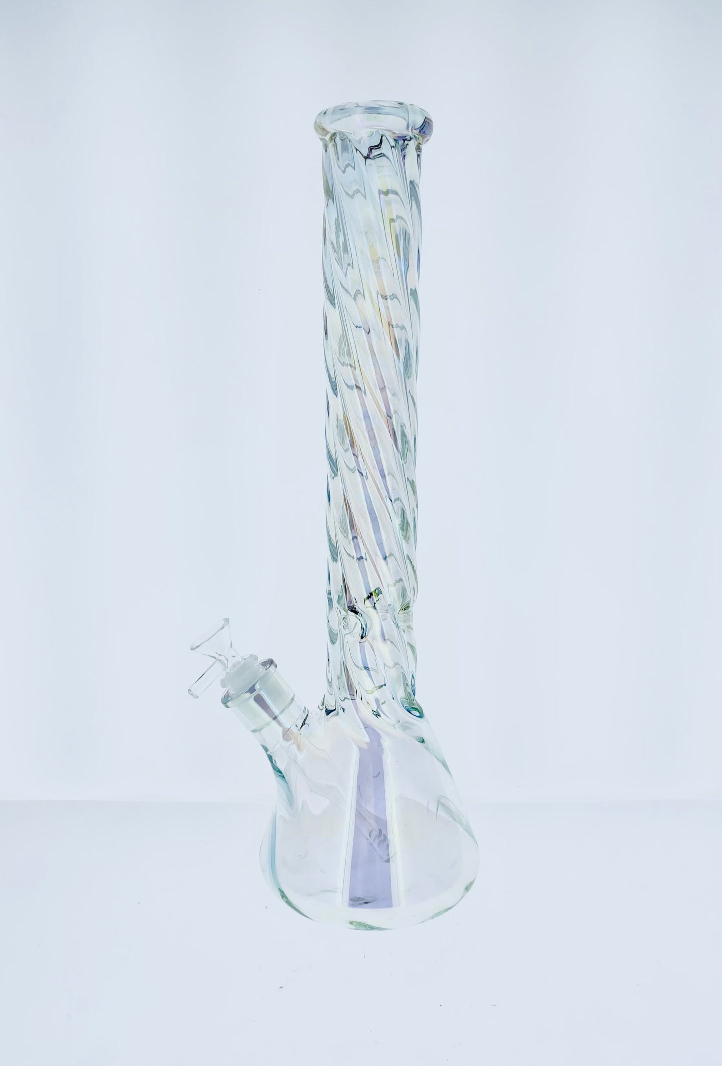 16" Holographic Twisted Neck Beaker
