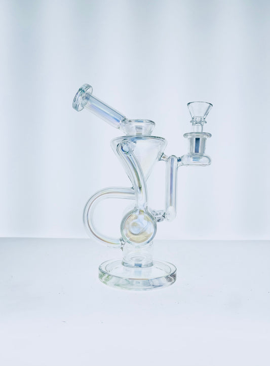 8" Holographic Recycler w/ Stem line Perc