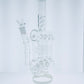 15" Dual Stem Line Multi Uptake Recycler w/ Color Accents