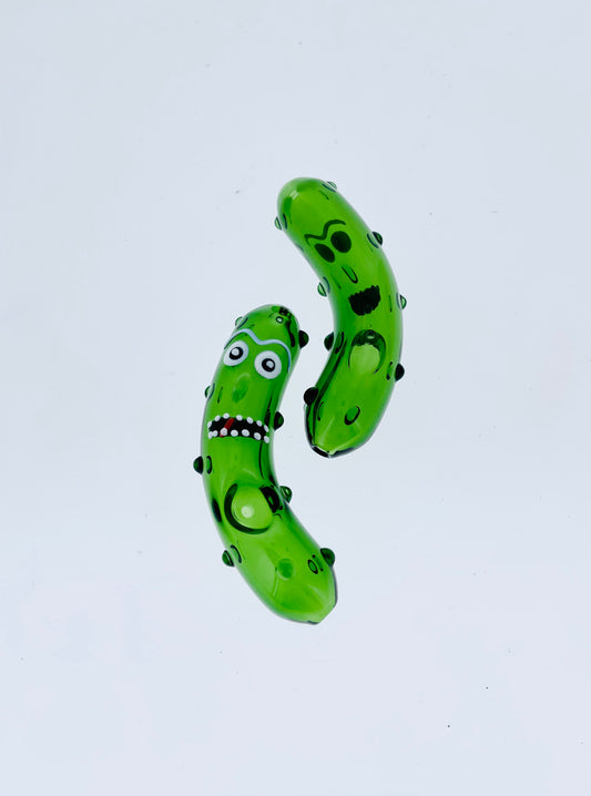 5" Pickle Rick Hand Pipe