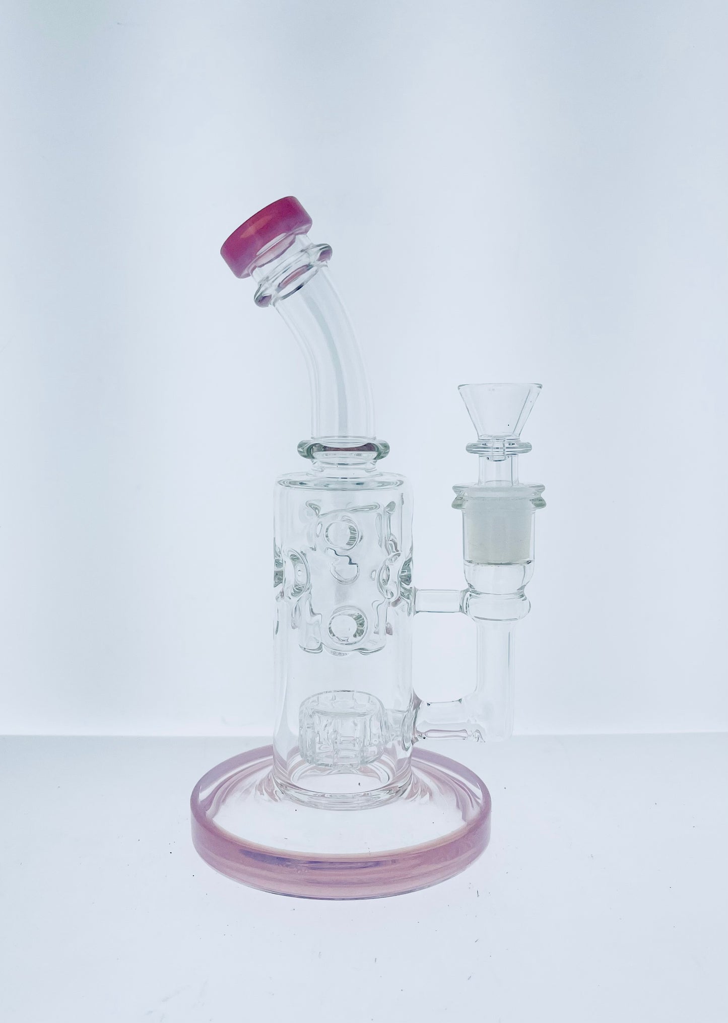 10” Straight Fab Rig w/ Color & Showerhead