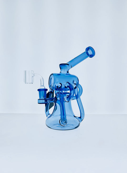Phoenix 8" Full Color Recycler Rig w/ Dual Uptake