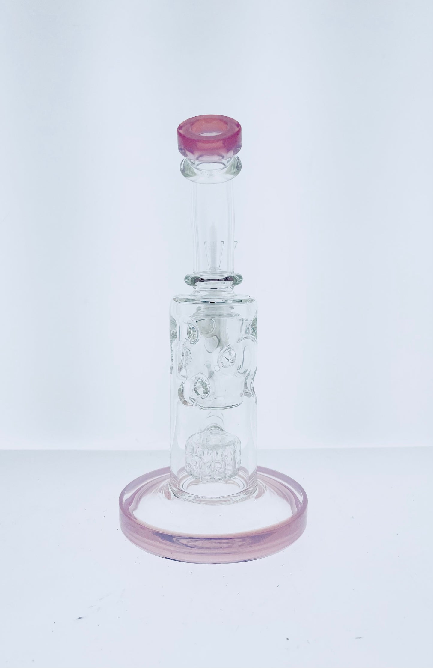 10” Straight Fab Rig w/ Color & Showerhead